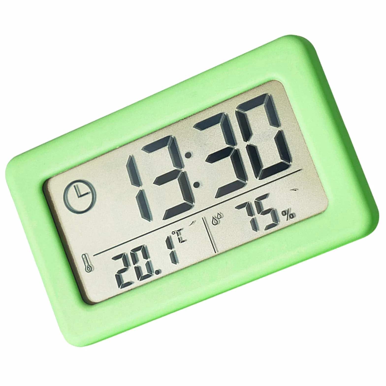 Horloge numérique fine température humidité décoration maison