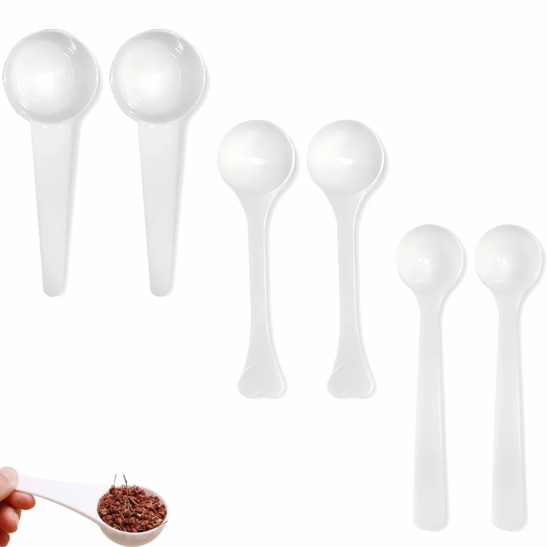 Lot De 6 Cuillere Doseuse Gramme Ensemble D'outils de Mesure pour Café Lessive Poudre Doseur Protéines Maison Cuisine