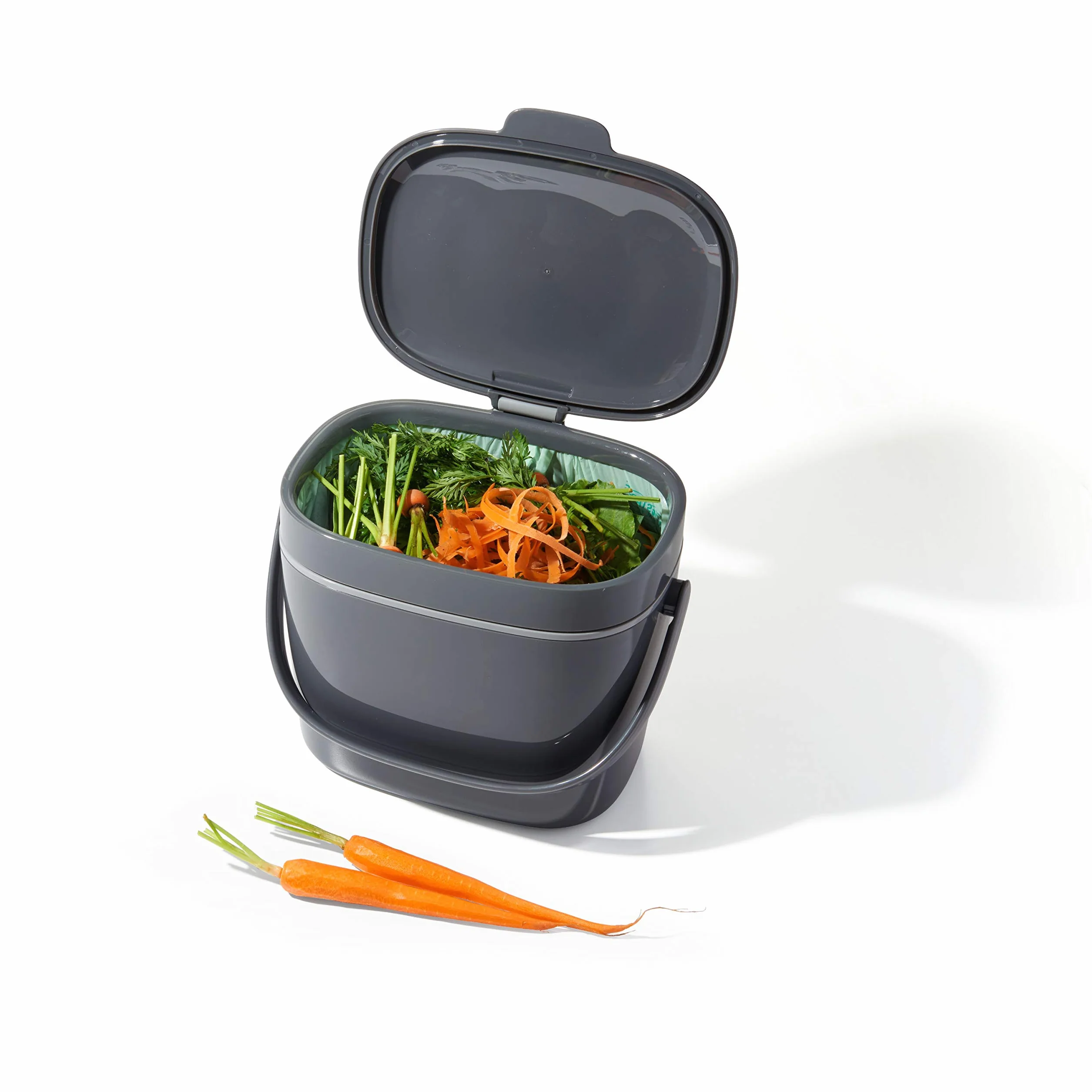 OXO Poubelle à Compost, Gris, 6.6 L