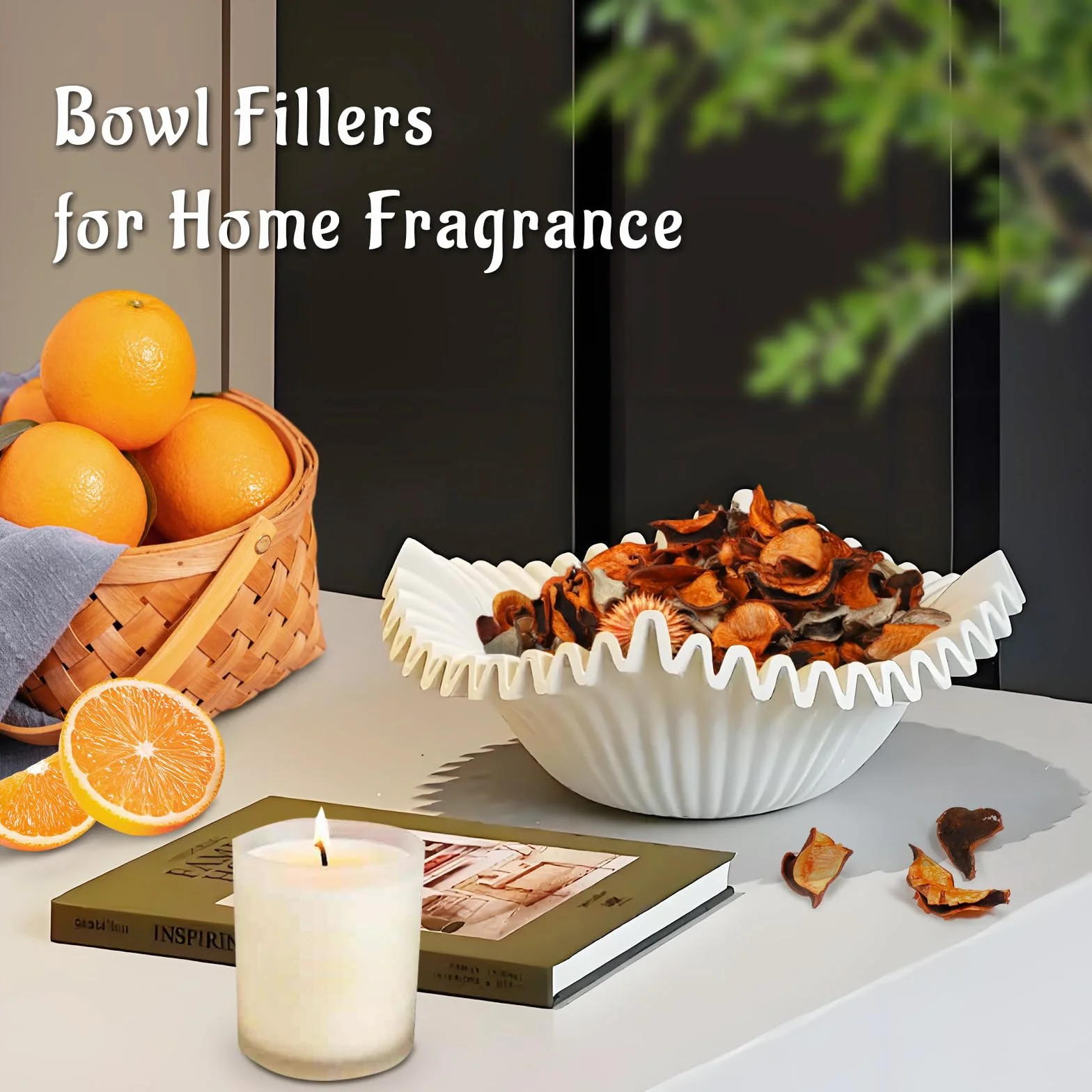 SCENTORINI Pot Pourri Parfumé d'Agrumes Fleurs Naturelles pour Sachets Parfumés - Lot De 2 Sacs