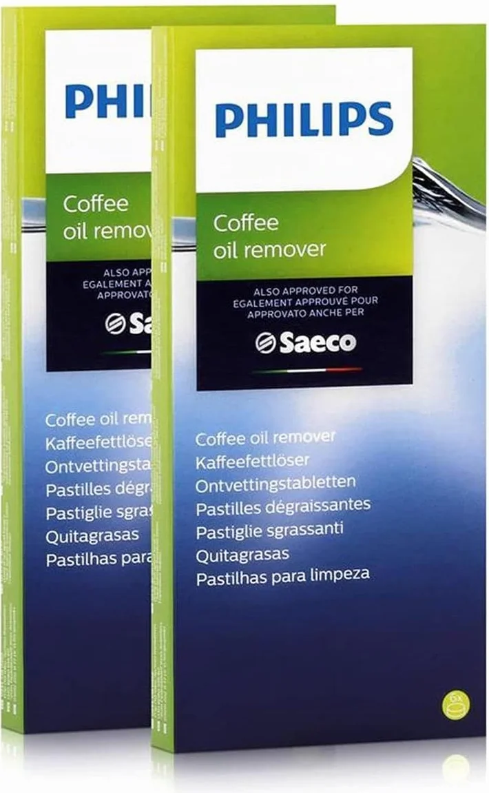Philips Saeco Pastilles Dégraissantes 1,6 g Lot de 2 Boîtes de 6