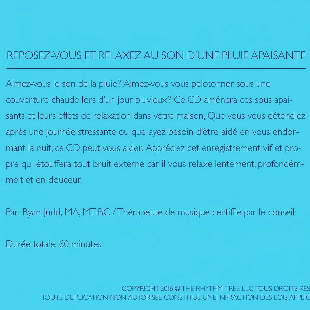 Pluie apaisante – Sons de la nature pour relaxation et sommeil – Bruit blanc naturel