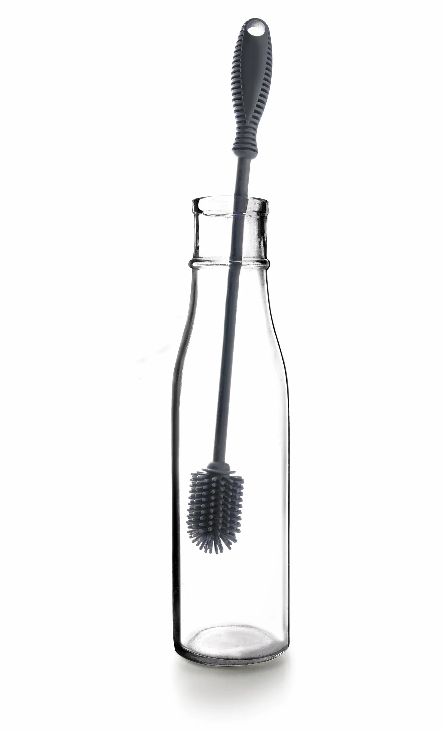 Brosse pour Nettoyer Les Bouteilles et Les Thermos en Silicone 31 cm IBILI