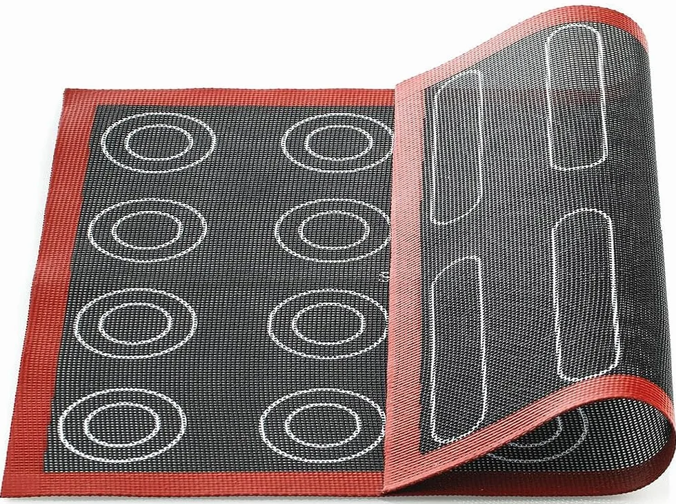 Silikomart Tapis microperforé en silicone pour ÉCLAIR & CHOUX 400x300 mm antiadhésif fibre de verre