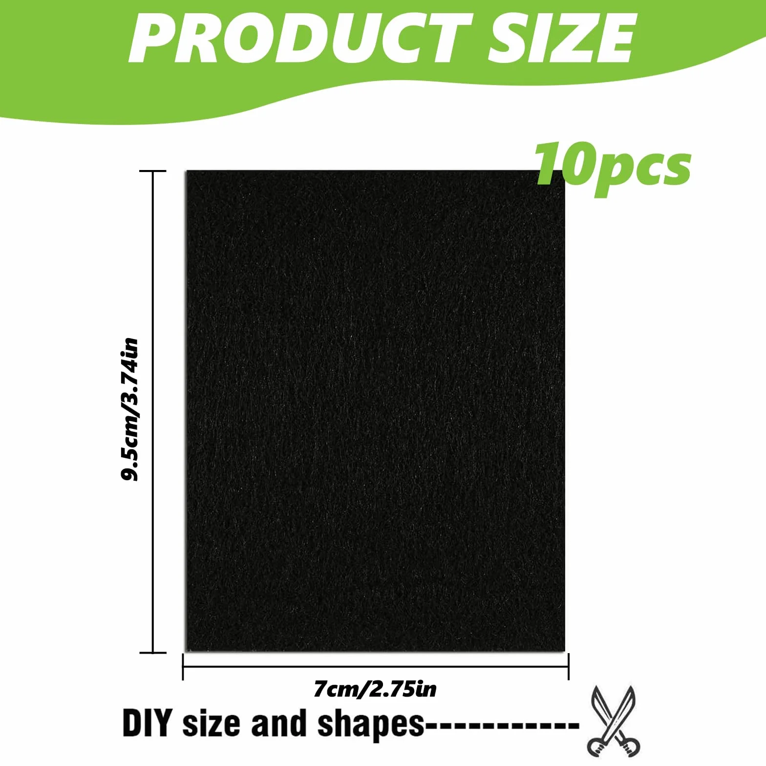 Filtre Anti-Odeur Charbon Actif 10 Pièces pour Poubelle Joseph Joseph