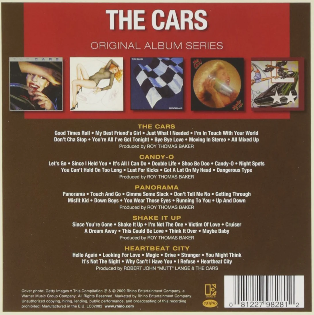 The Cars Original Album Series Coffret 5 CD