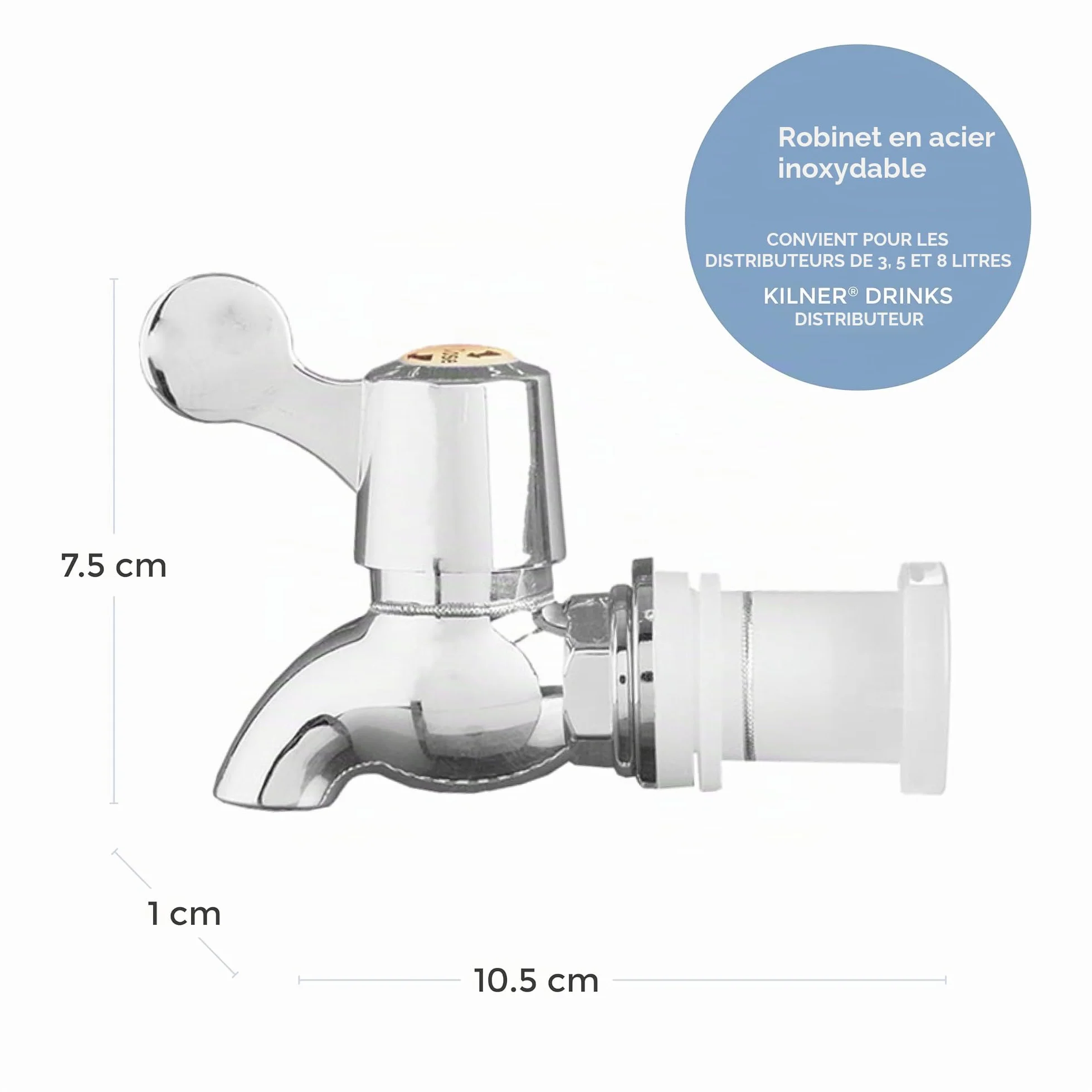 Kilner Robinet de Remplacement pour Distributeur de Boissons Acier