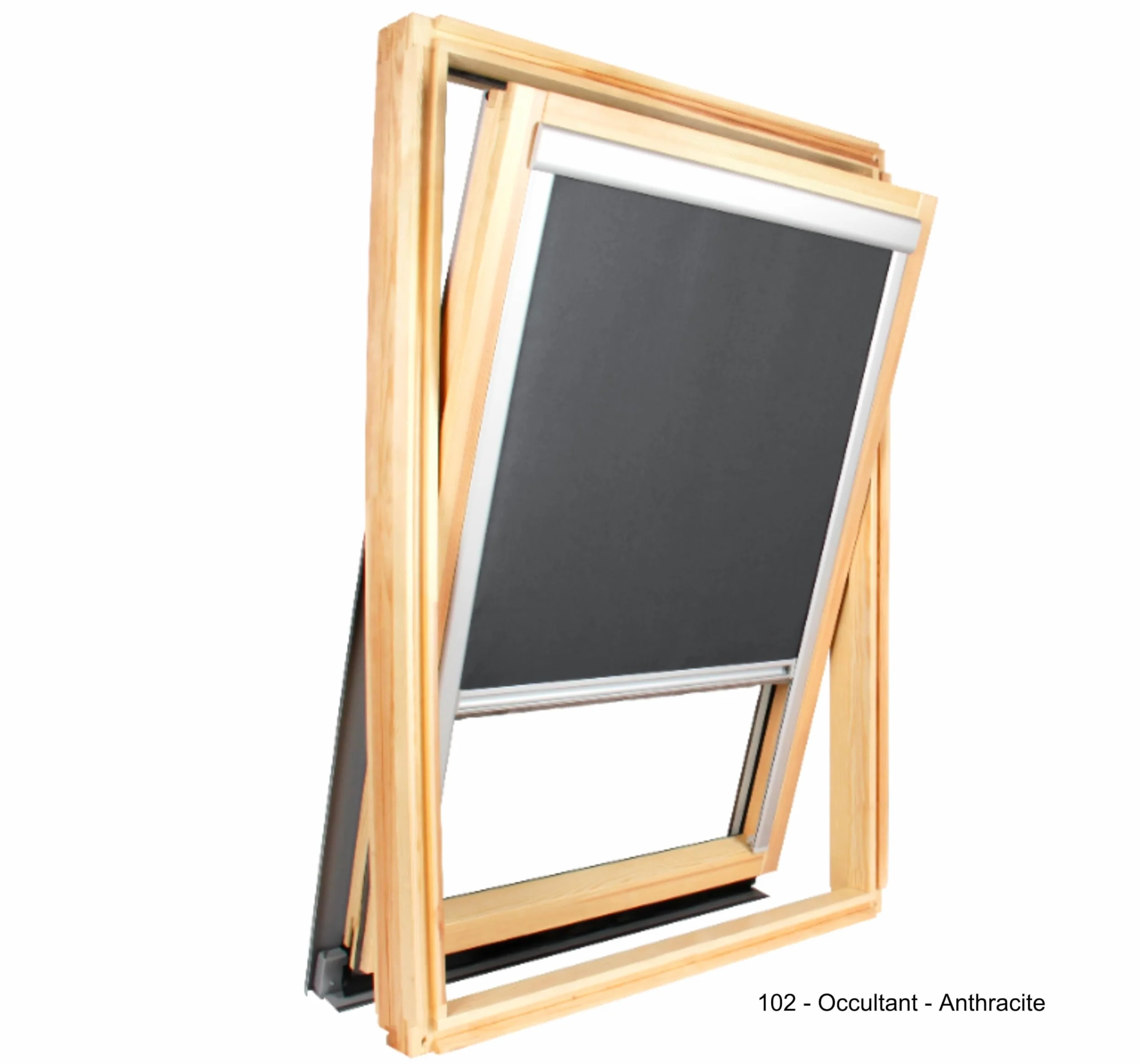 Velux Compatible 102 Gris Anthracite Store Occultant