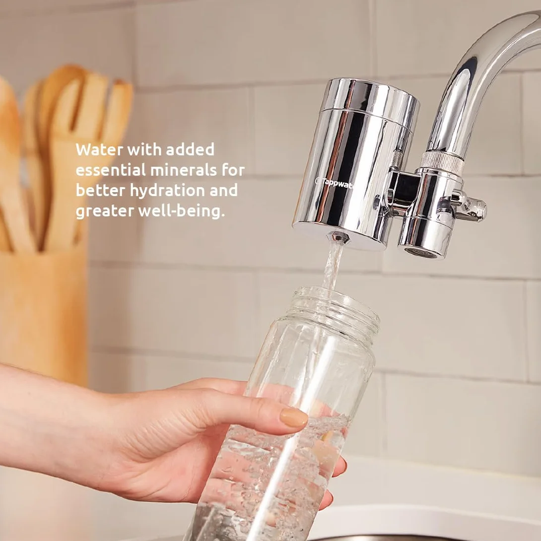 Tappwater EcoPro SMR Filtre eau robinet 6 étapes Purificateur eau technologie exclusive Pack annuel