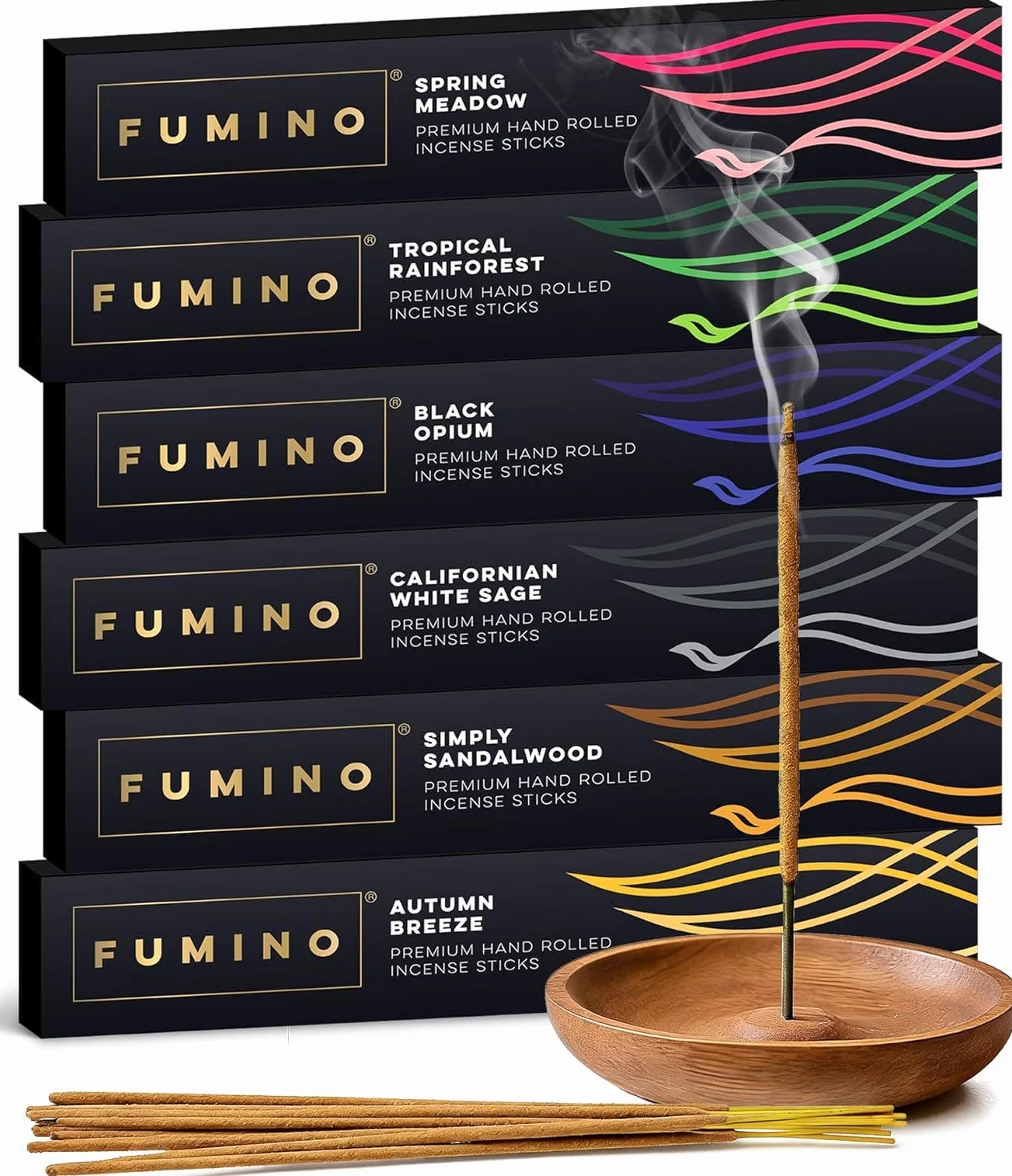Encens Japonais Tierra Zen Fumino Bâtonnets Lot 6 Boîtes 84 Senteur Masala pour Relaxation Méditation