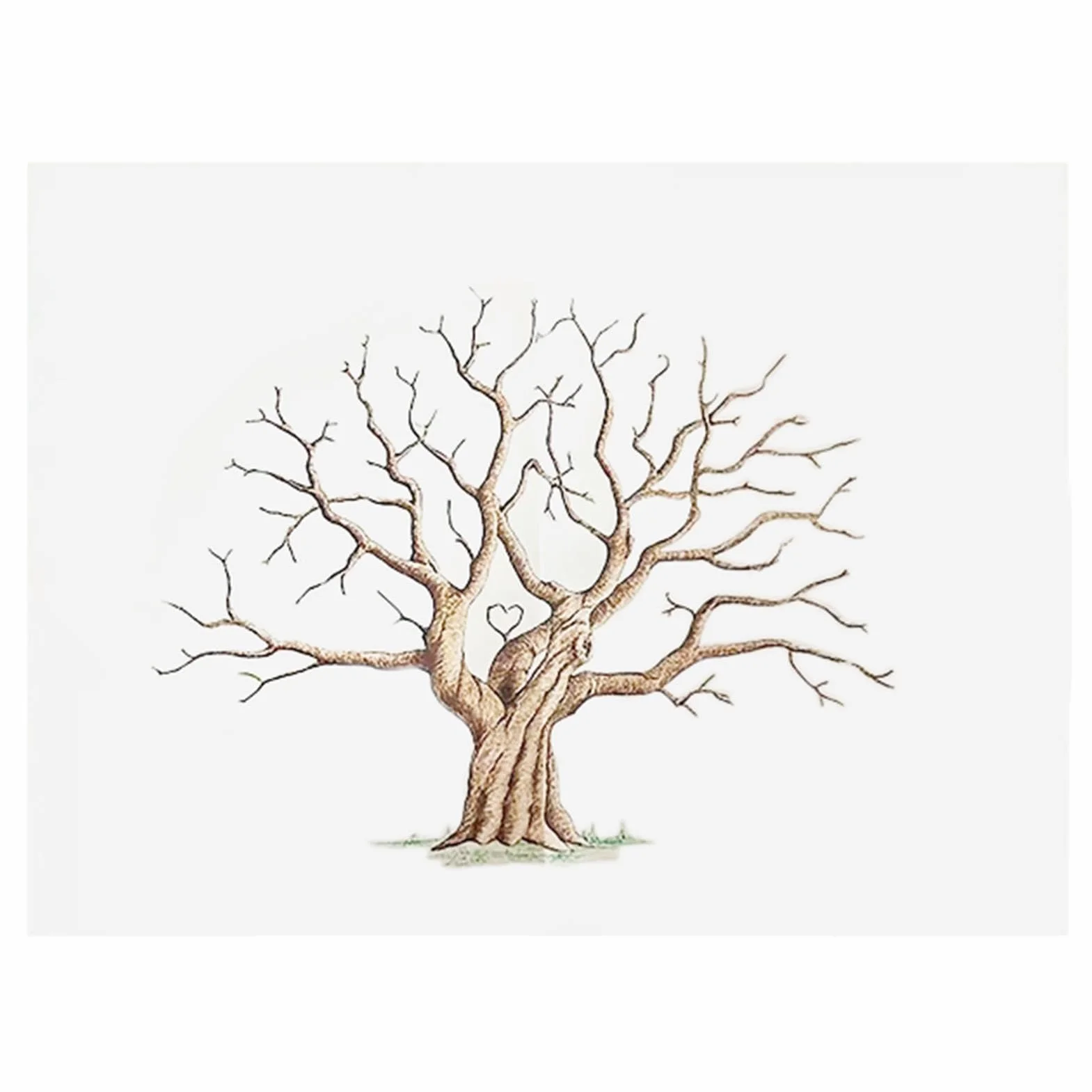 Arbre Empreinte Toile Livre d'or Créatif Décoration Maison Mariage Événements