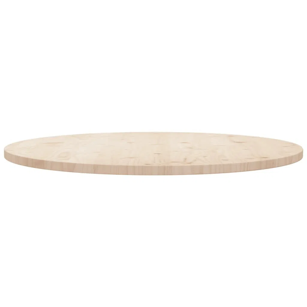 Dessus de Table Diamètre 90x2,5 cm Bois de Pin Massif Jaune Plateau de Table Ronde Facile à Nettoyer Plateau de Restaurant pour Tables Basses Tables d'appoint Tables de Bar Tables Consoles