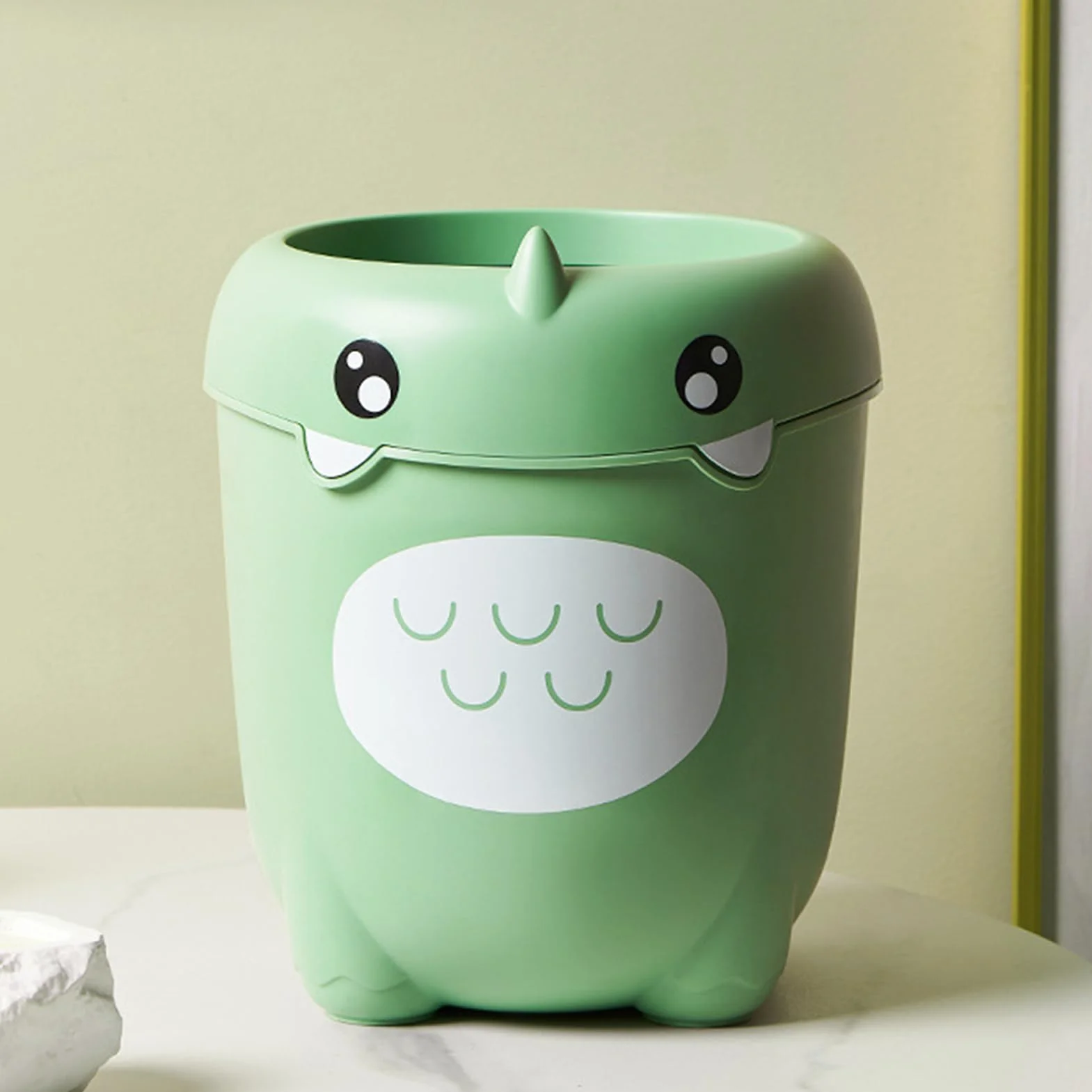 Gomice Poubelle Enfant Corbeille Cartoon Portable Design Ouvert Salle De Bain Bureau Cuisine