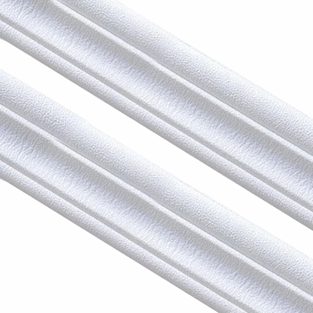 Bordure De Papier Peint Auto-adhésive 2 Pièces Garniture Mousse Imperméable 3D 2,35 M