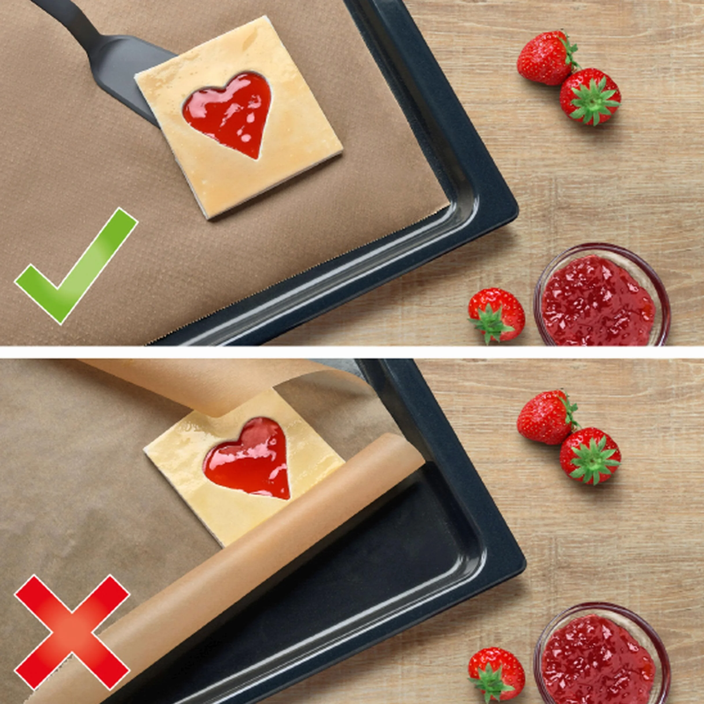 Albal Papier Cuisson Brun 5m Anti-adhérent Anti-glisse Naturel