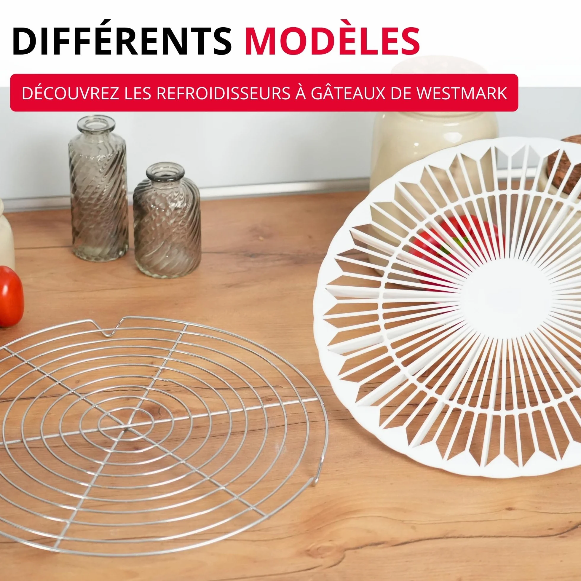 Westmark Refroidisseur et Diviseur à Gâteau 32 cm Plastique Blanc
