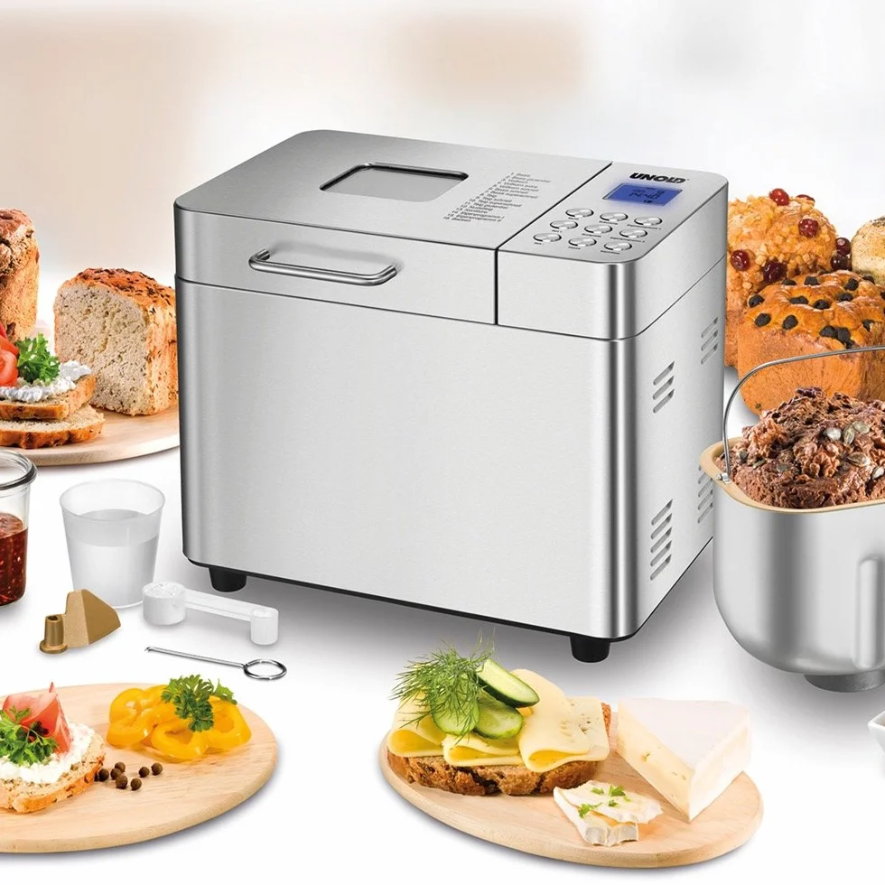 Machine à pain UNOLD Backmeister Edel 550 W 750-1000 g céramique argent