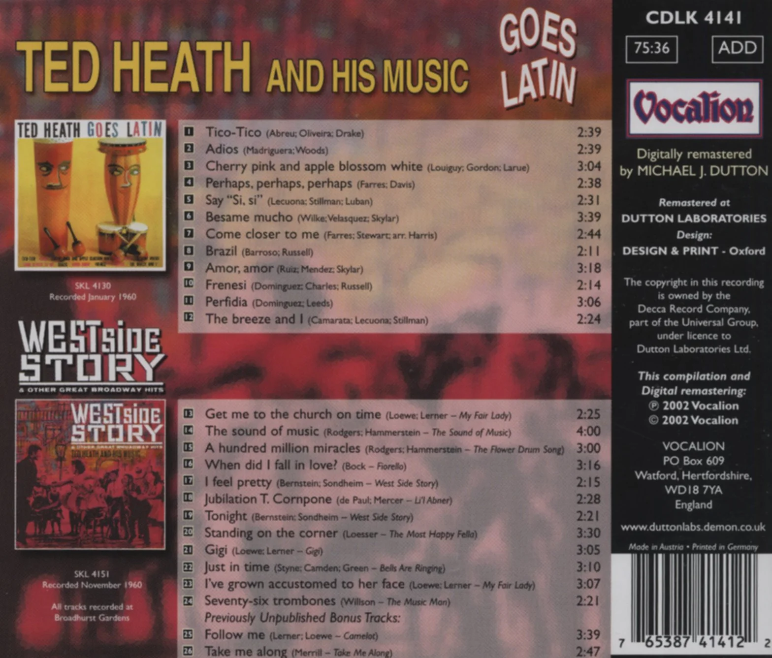 Ted Heath Goes Latin Westside