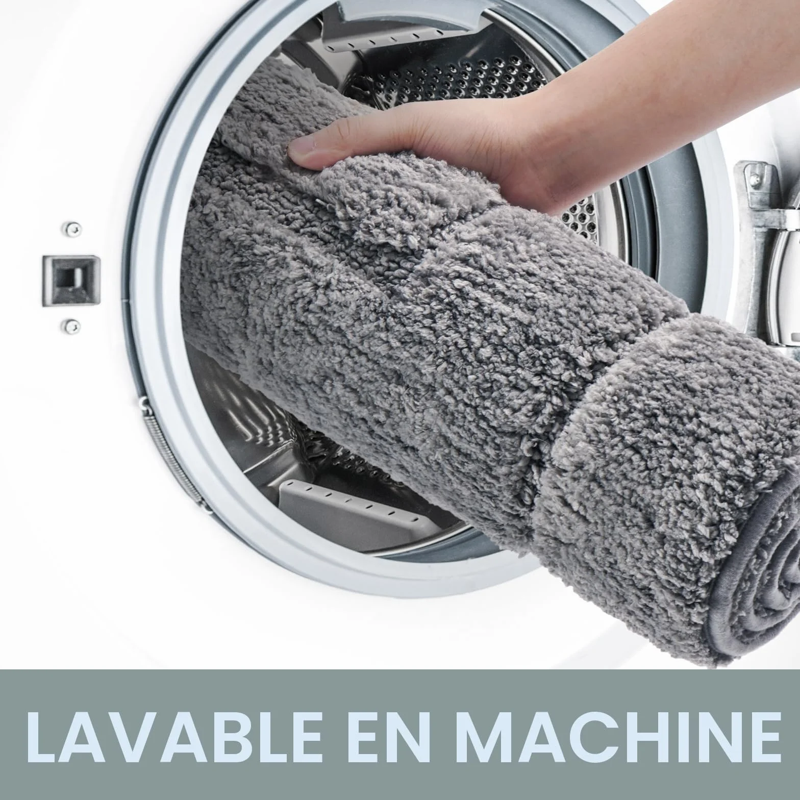 DUNSOO Tapis de Bain Antiderapant Absorbant Lavable en Machine