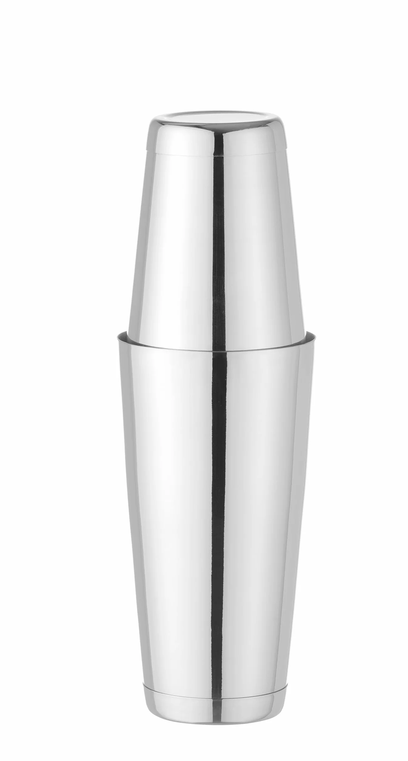 HENDI Shaker à cocktail Boston Tin-on-Tin, acier inoxydable, 600ml et 800ml