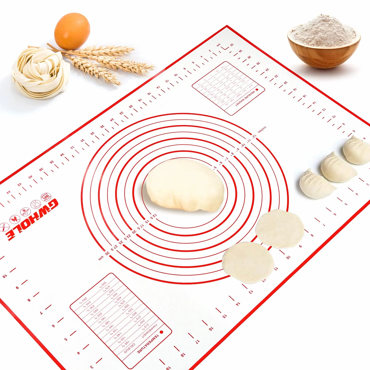 Tapis de Cuisson en Silicone Anti-adhésif 60 x 40 cm