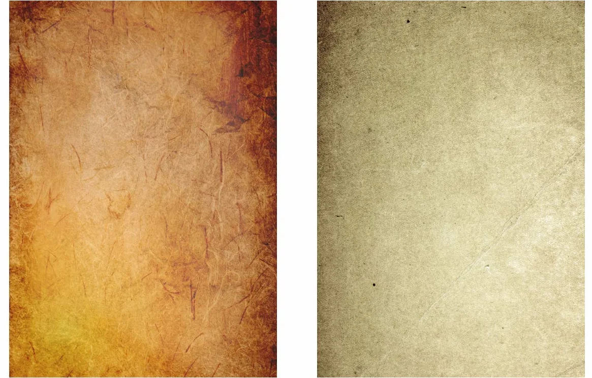 Papier parchemin vintage A4 170 g/m² lot de 60 feuilles recyclé 6 motifs