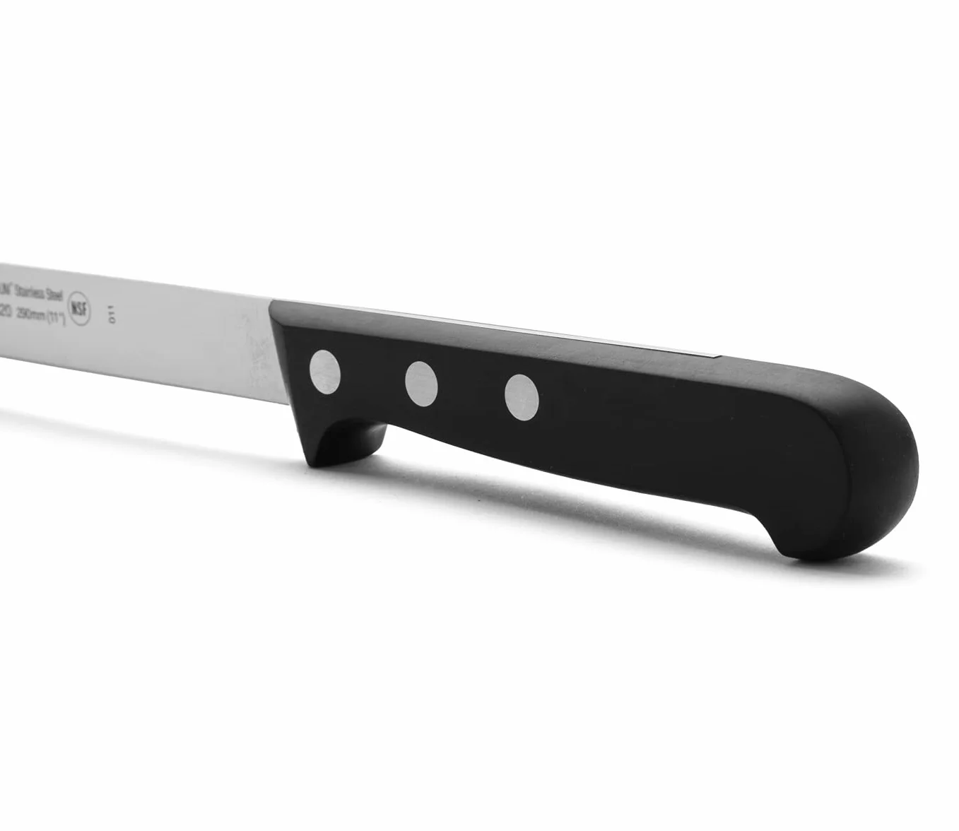 Arcos Série Universelle Couteau à Trancher Jambon 11" Lame Acier Inoxydable Nitrum Manche Noir POM