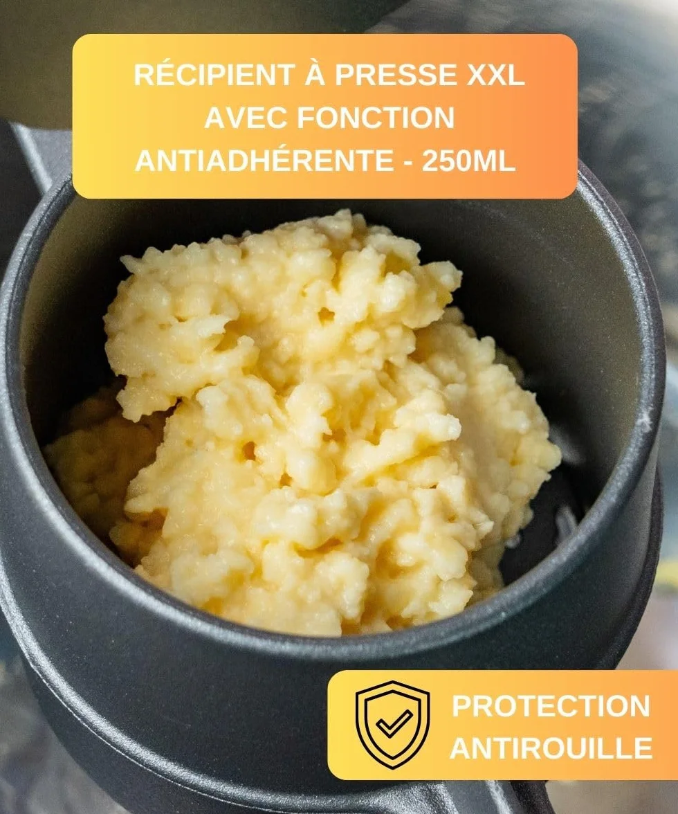 Presse à spätzle diamètre 3mm trou rond écumoire paliers Made in Germany