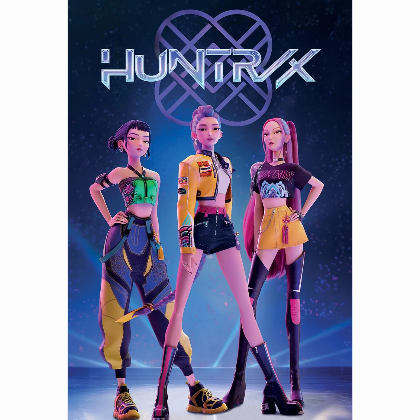 Pyramid International K-POP CHASSEURS DE DÉMONS Maxi Poster 36 x 24 pouces Affiche murale non encadrée