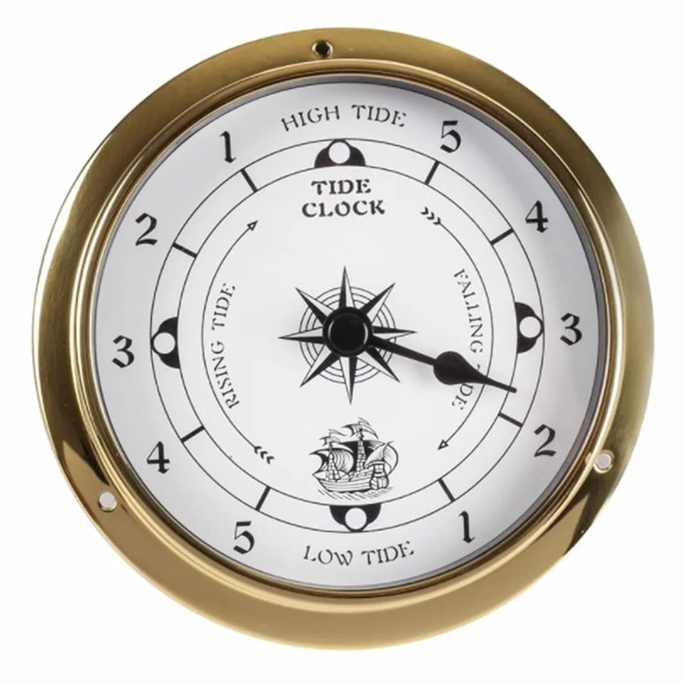 Horloge de Marée Cuivre 115 mm Bateau Station Météo Suspendu