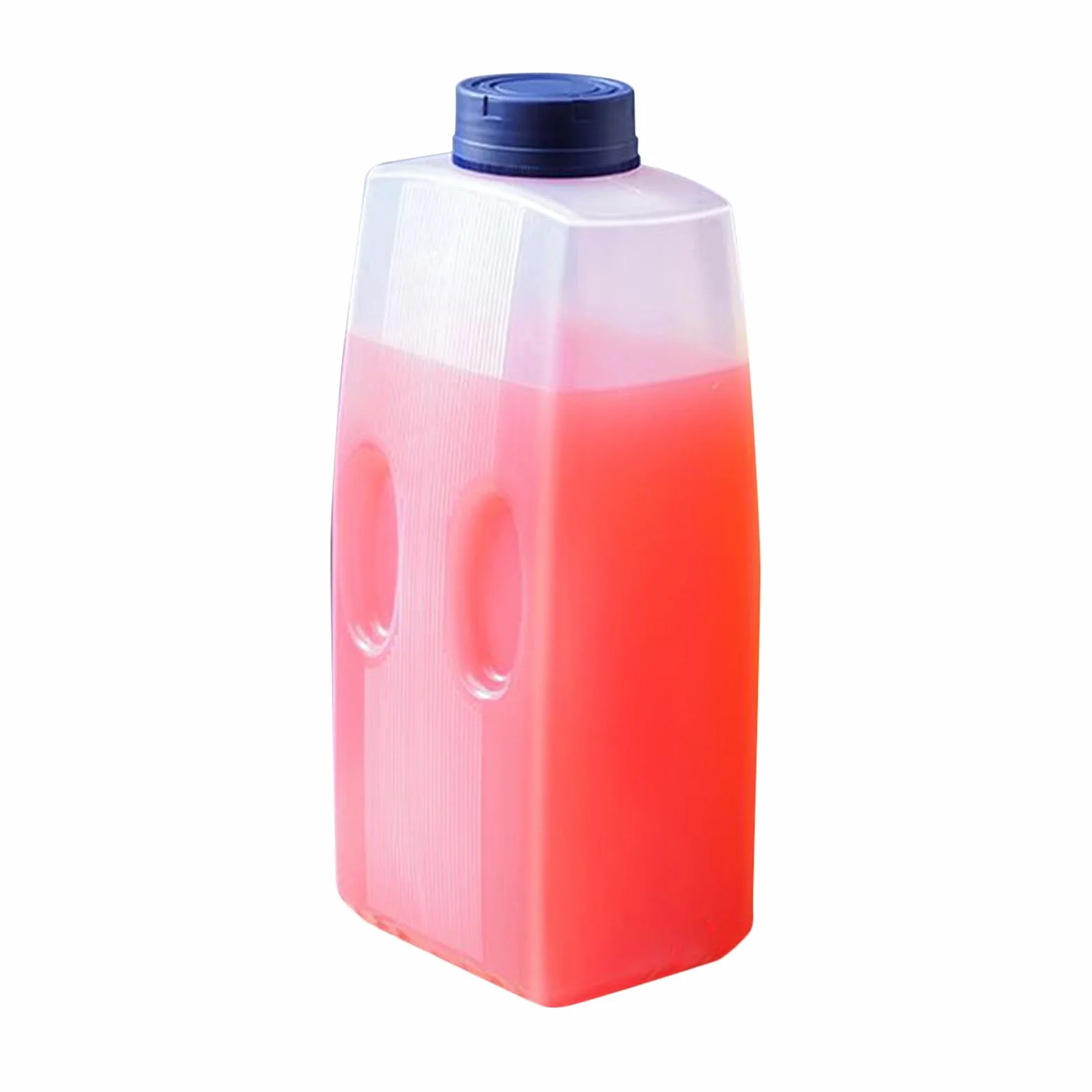 Bouteille à Jus 2L Distributeur de Boissons Froides pour Réfrigérateur avec Couvercle