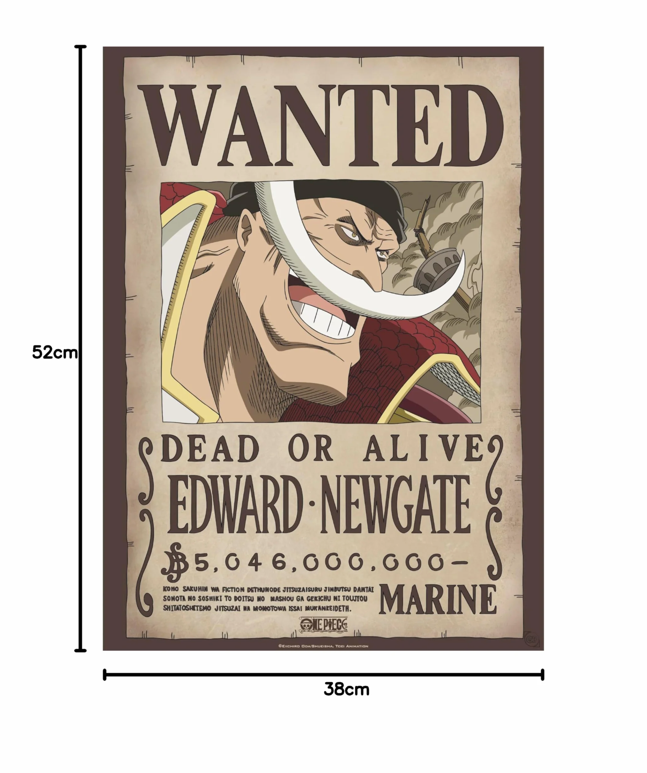 GB eye ONE PIECE Set 2 Chibi Posters Wanted Roger Whitebeard
