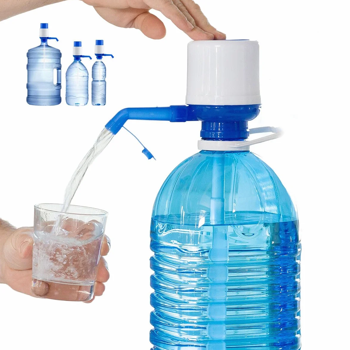InnovaGoods Distributeur d'eau Manuel Watler XL, sans BPA, Robinet Anti-Goutte, 2,5-10L, Polypropylène