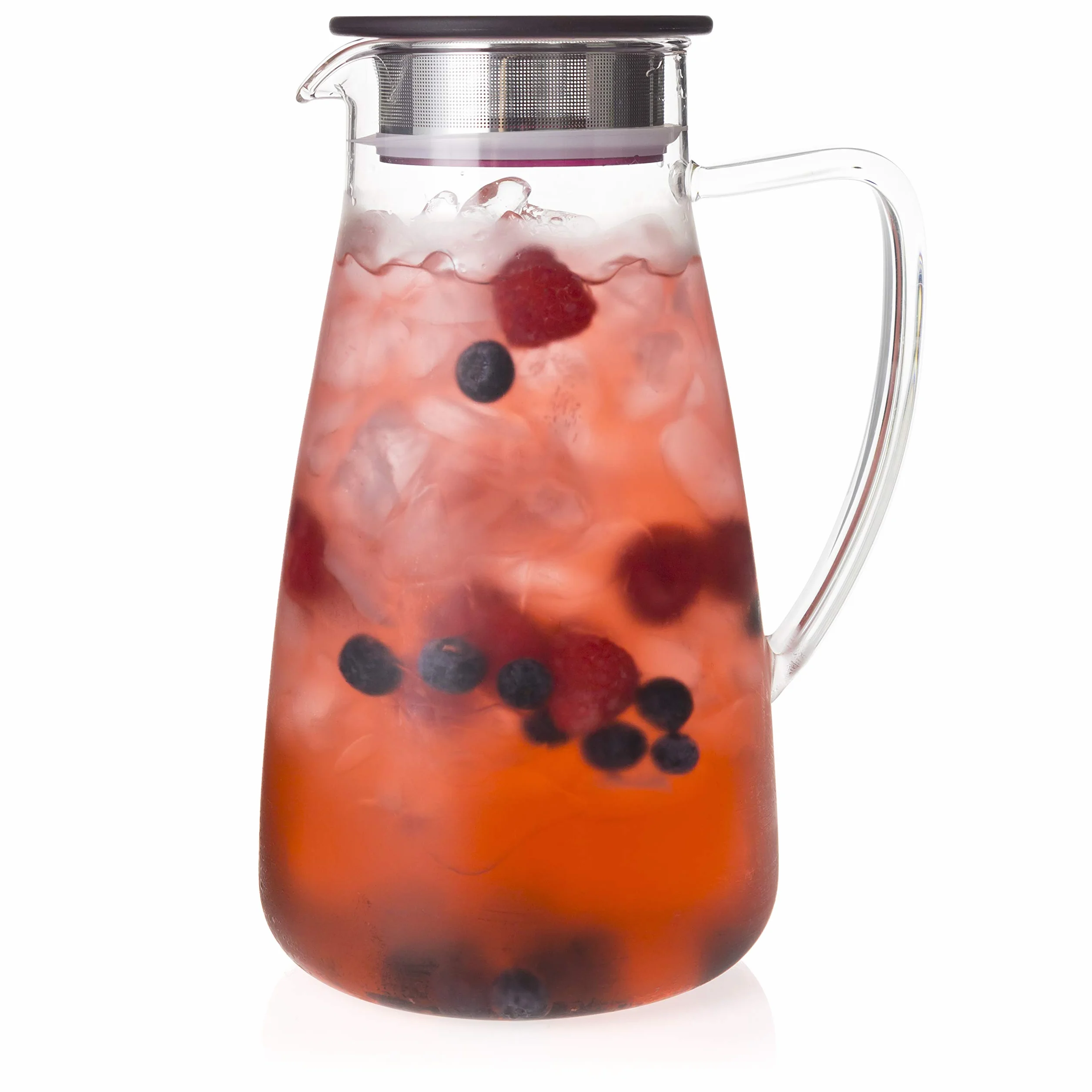 ForLife 838-a-crb Bouteille pichet Thé glacé, verre, Canneberge