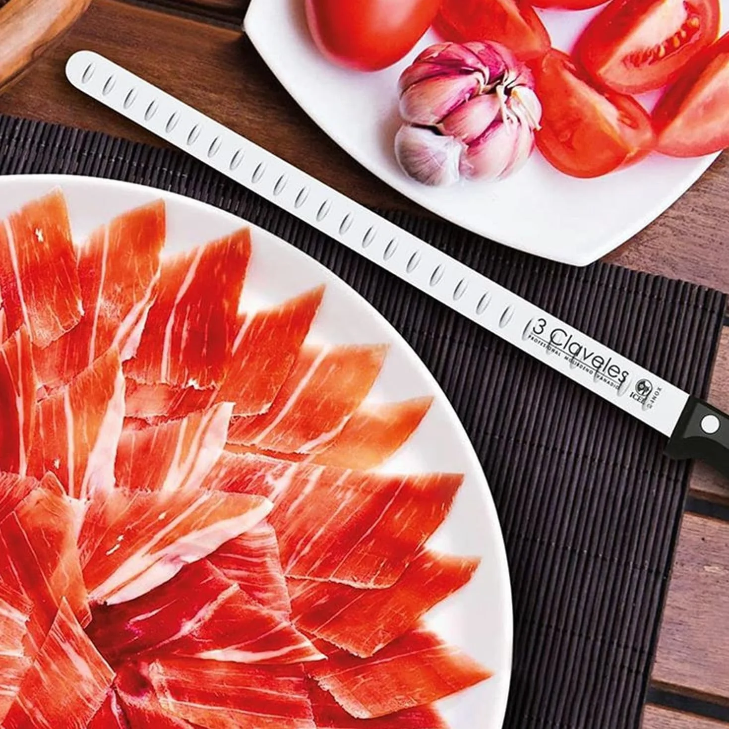 Uniblock Couteau à Jambon alvéolé 24 cm