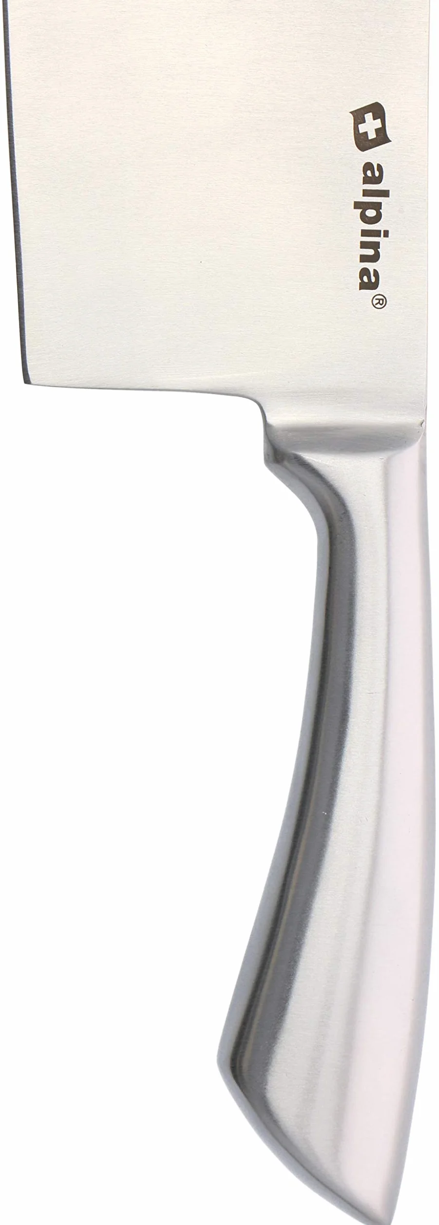Alpina Couperet acier inoxydable 18 cm découpe viande herbes légumes