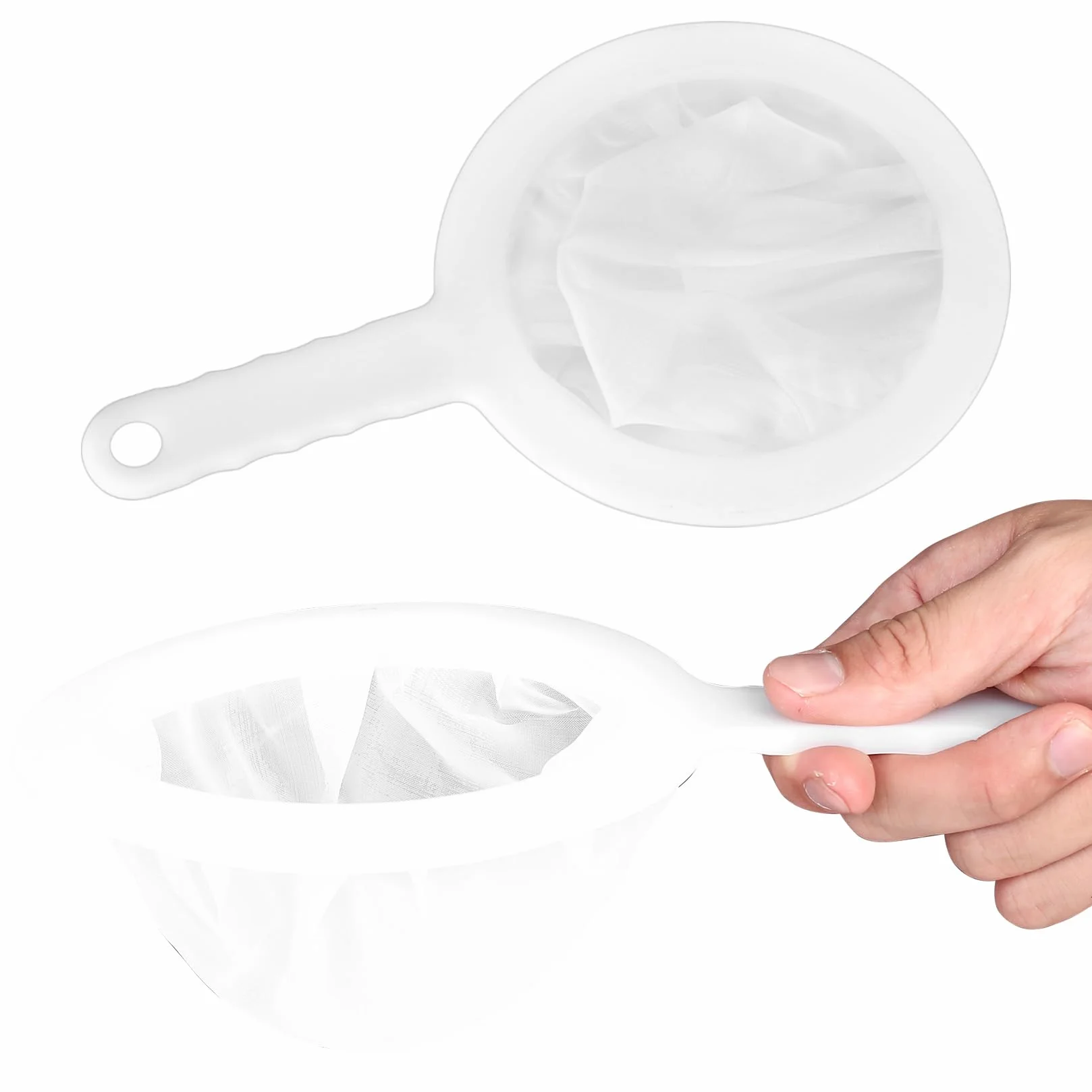 Filtre à Tamis Fin Nylon Ultra Fine 200 Mailles 400 Mailles Passoire Alimentaire Cuisine