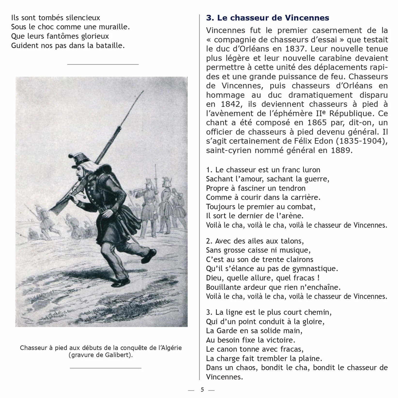 Chants des chasseurs
