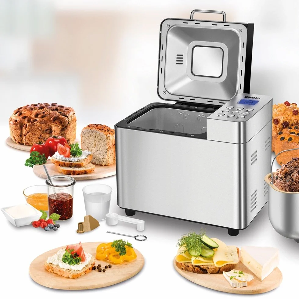 Machine à pain UNOLD Backmeister Edel 550 W 750-1000 g céramique argent