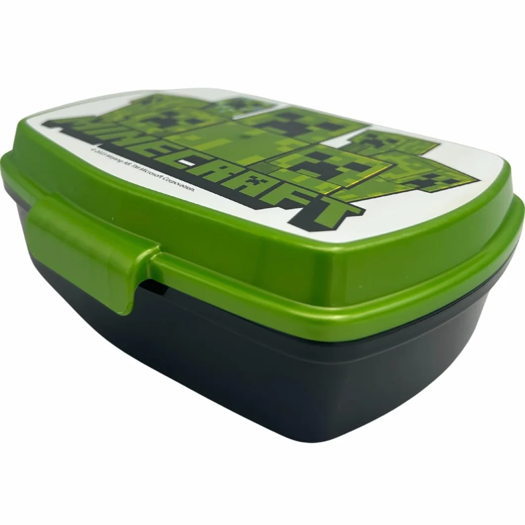 Minecraft Lunchbox Porte-Goûter Scolaire Enfants 18x5x13 cm
