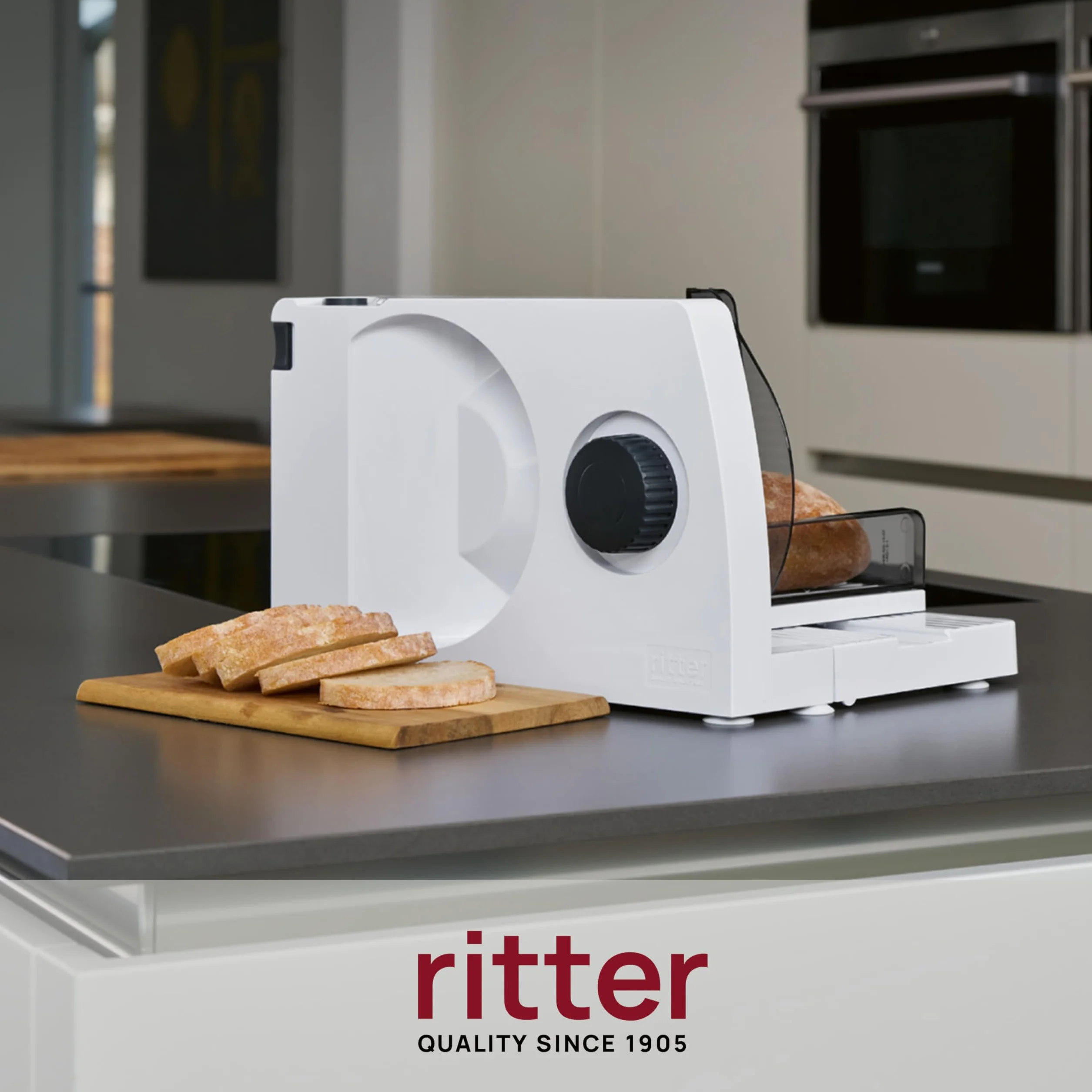 Ritter Markant 7 Trancheuse électrique pliante machine à trancher le pain avec couvercle de lame