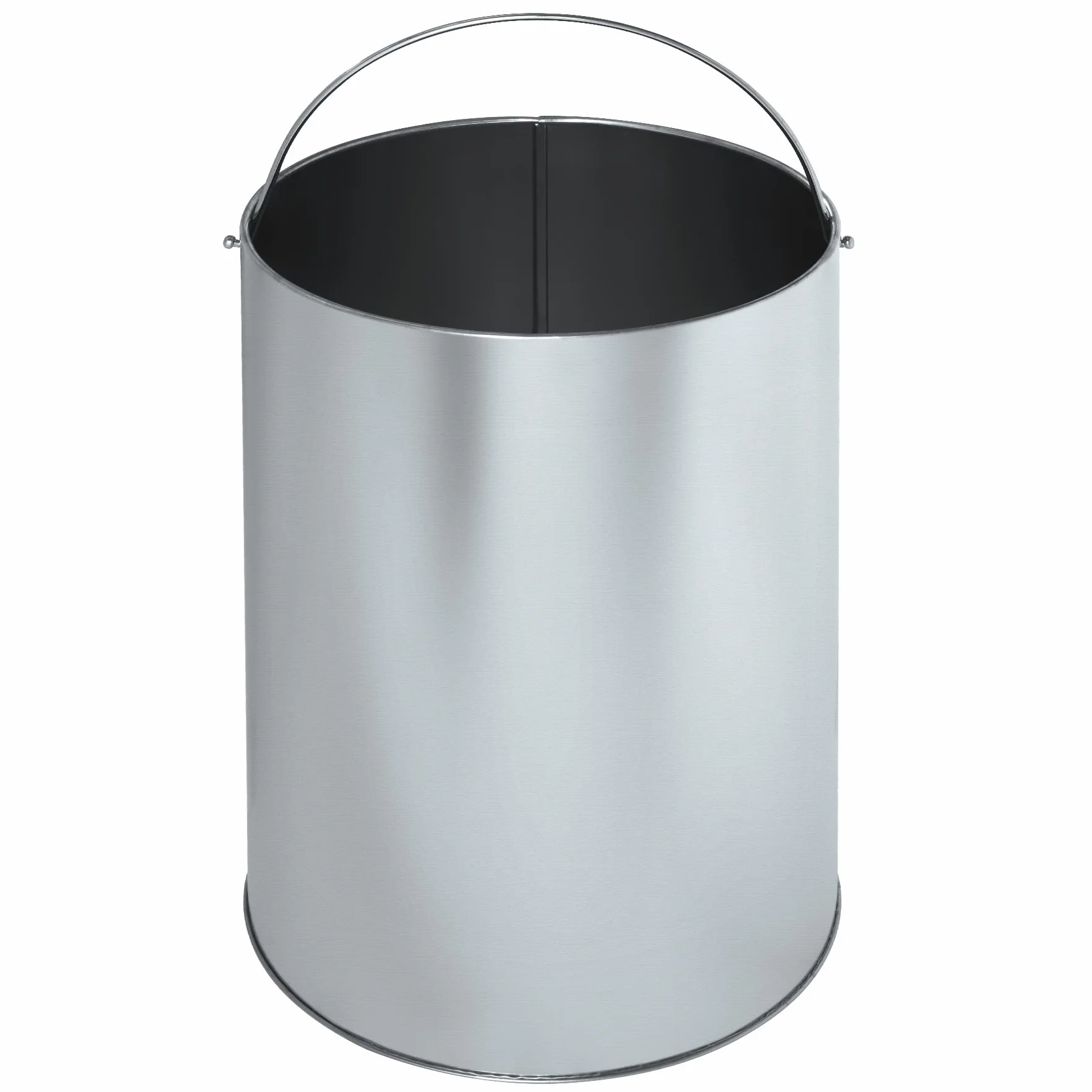 Cendrier sur pied 25 x 61 cm avec poubelle 30L intégrée, Gris anthracite