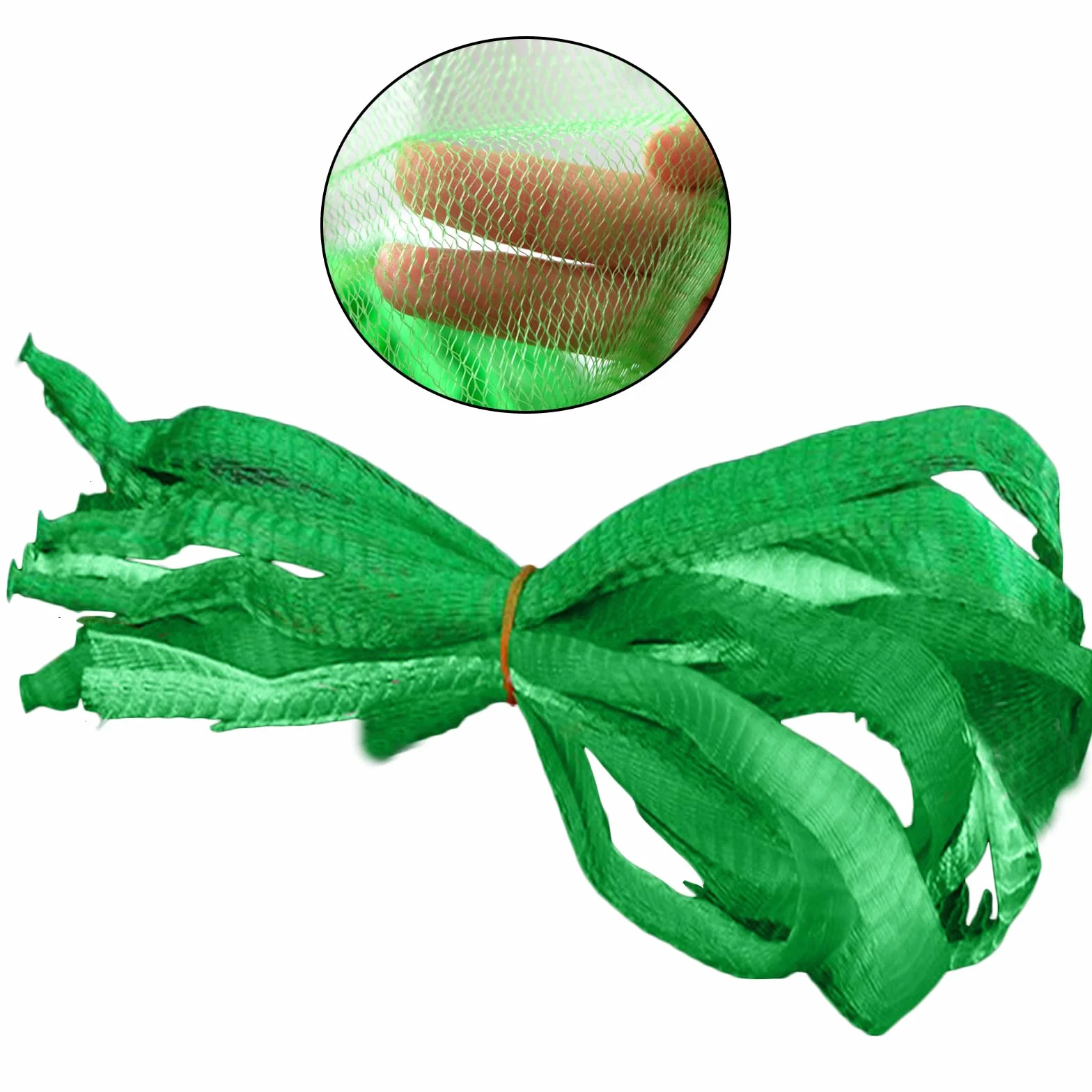 Molyorch 100 Pièces Sac en Filet Réutilisable pour Fruits Noix Épicerie et Légumes Vert