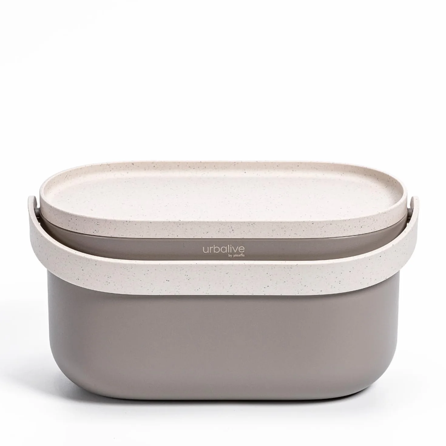 Urbalive Design Poubelle à Compost de Cuisine 4 L - Composteur avec Couvercle et Poignée Anti Odeur