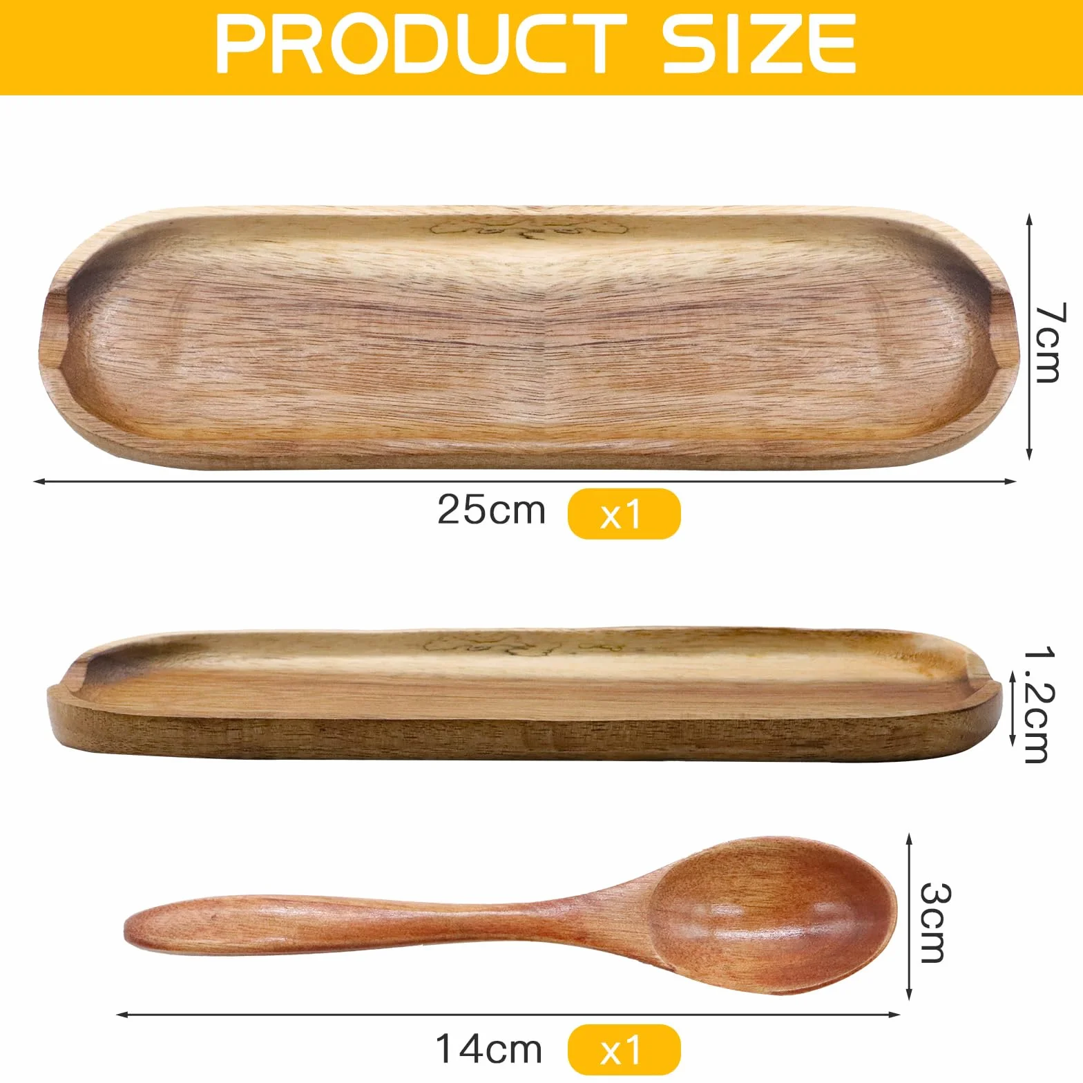 KASURE Repose-Cuillère en Bois Support Naturel pour Ustensiles de Cuisine Spatules Cuillères Couverts
