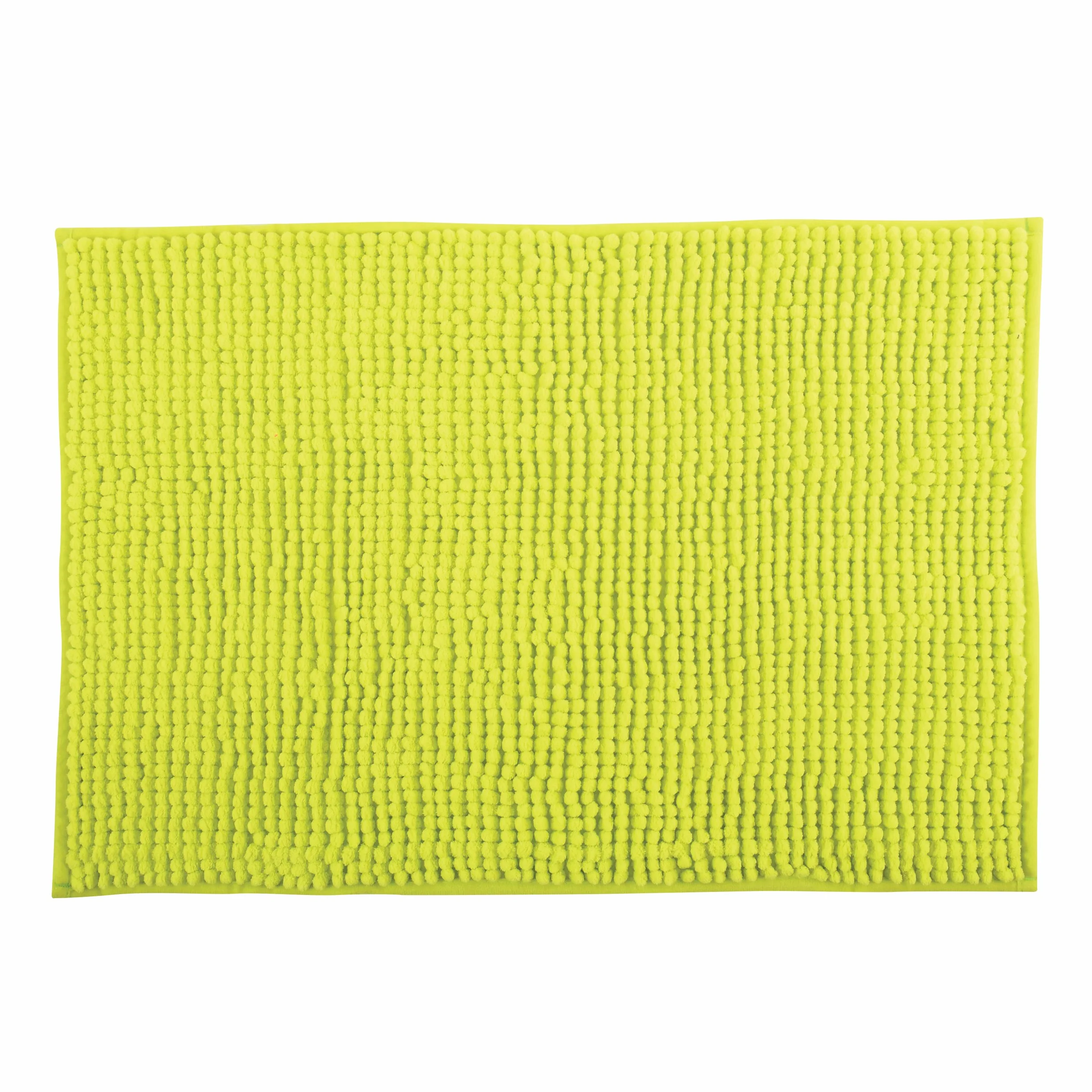 Tapis de Bain Microfibre Chenille Anti-dérapant 40x60 cm Vert Clair