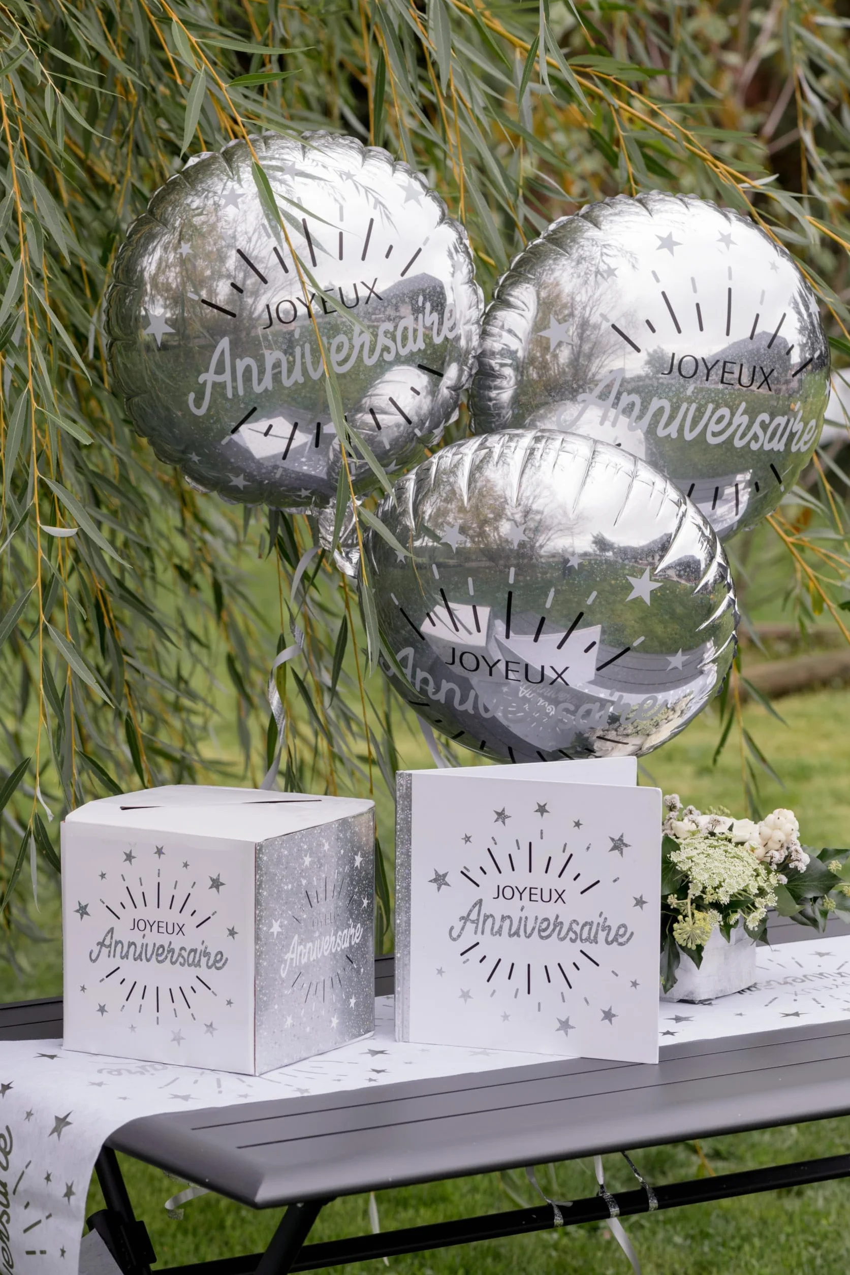 Santex mariage Livre d'or Joyeux Anniversaire étincelant, Noir/Or