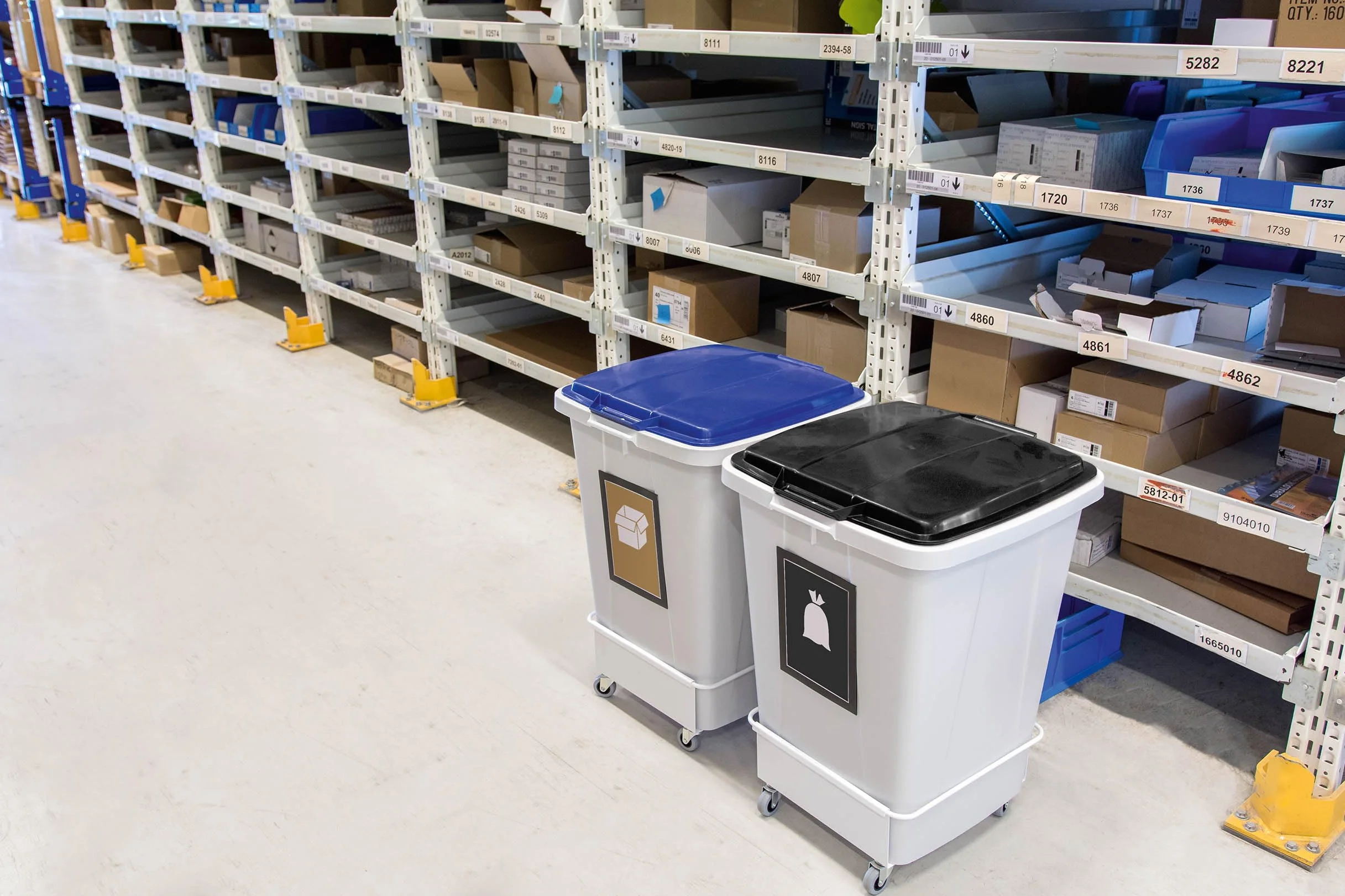 DURABIN® ECO 90 l Poubelle carrée