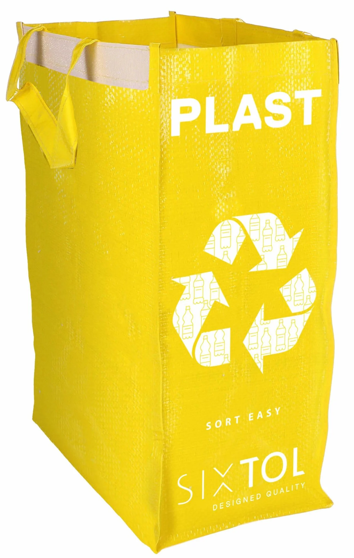 Ensemble de 3 sacs pour tri sélectif 3x22L Compact lavable SORT EASY 3 SLIM