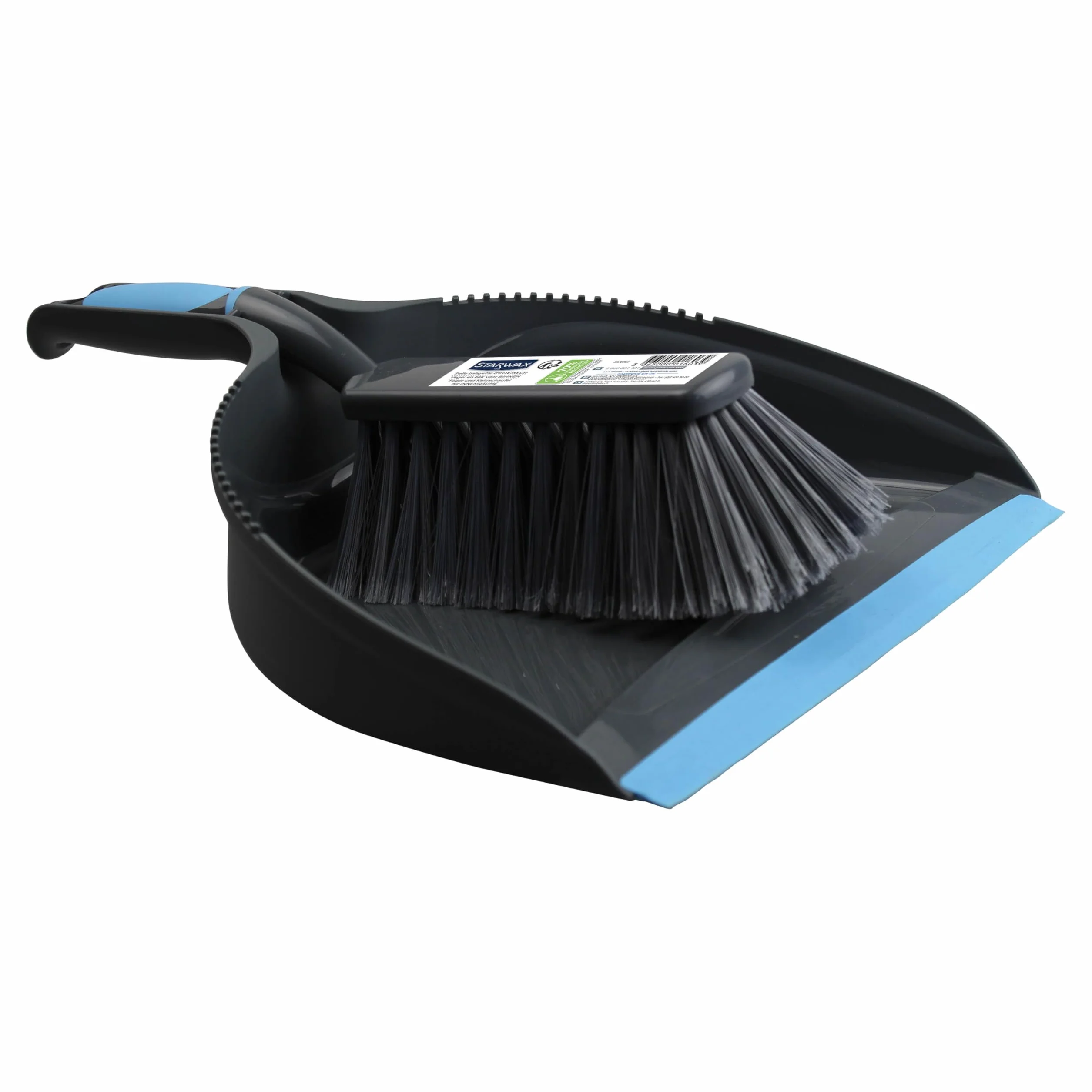 STARWAX combiné Pelle-balayette 33cm Bords crantés Fibres fleurées